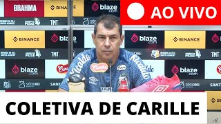 ENTREVISTA COLETIVA AO VIVO - FÁBIO CARILLE + PÓS JOGO ITUANO X SANTOS