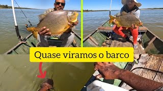 FARTURA NA PESCARIA MAS PASSAMOS PERIGO. -PESCARIA NO RIO SÃO FRANCISCO-