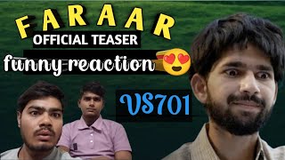 trt new video 'faraar'😍| reaction video by VS701 | #funnyvideos #reaction #comedyvideo #vs701