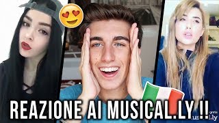 REAZIONE AI MUSICAL.LY ITALIANI PIÙ FIGHI | Simo's Art