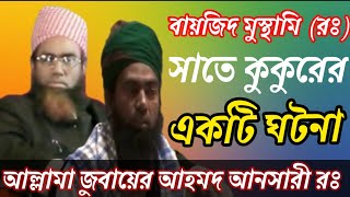 আল্লামা জুবায়ের আহমদ আনসারী রঃ মধুর কন্ঠে বায়জিদ মুস্থামি (রঃ) সাতে এক কুকুরের ঘটনা