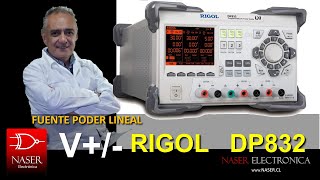 Configurando Voltajes Positivos y Negativos en Fuente Rigol DP832