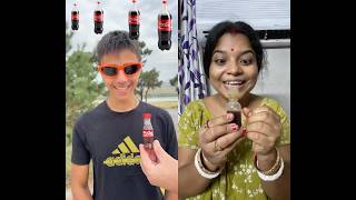 Big or small Coca-Cola challenge #cocacola #coke #mentos #funny #cola #funpage