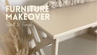 Furniture Makeover | Start to finish furniture flip using Country Chic Paint