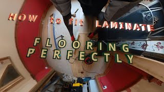 How to fit laminate flooring perfectly