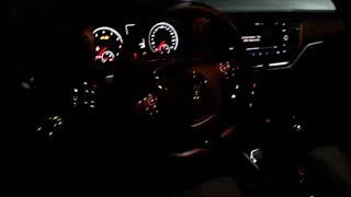 VW T-roc night review lighting