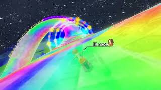 [MKW Zip Zip FWR] Rainbow Road- 2:46.398- G.O.A.T.