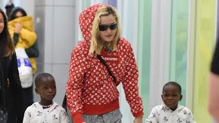 Madonna Shares Rare Photo Of Twins Stella & Estere, 9, On Son Rocco’s 22nd Birthday