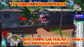 BENNYMOZA REACT PEL I NOVA VS TEC DI PAINAN ❗ NOVA SEMPAT KECULIK 2 ORANG MASIH BISA COMEBACK I PEL