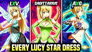 EVERY Lucy Heartfilia Star Dress TRANSFORMATION In Fairy Tail EXPLAINED!