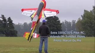 Marcel Du Pré flying the Extra 330sc at Trinidad