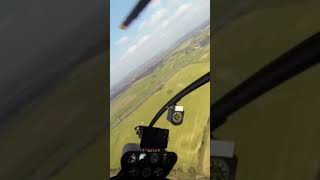 Robinson R44 helicopter landing  Denham Airfield #shorts