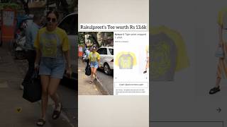 Rakulpreet wearing cropped tee by Kenzo ll Decoding Rakulpreet’s Outfit #shorts