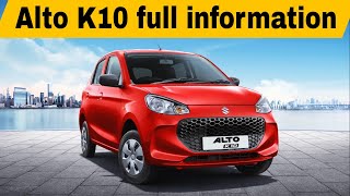 Alto K10 car full information and review by @SpeedSelling