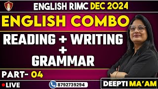 English Combo (Reading + Writing + Grammar) | English Classes | RIMC Online Coaching | RIMC Dec 2024