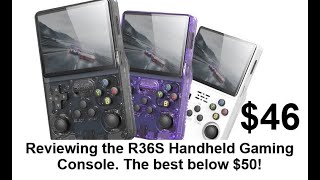 The new Data Frog R36S Retro Handheld Console is currently the best you can get for less than $50.