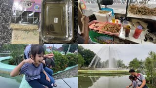 Jalan Jalan Sore Makan Bakso Bakar di Air Mancur