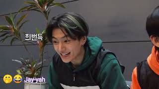 JAYHOON on EN-OCLOCK ep33 (peaceful&running Parkz) 🤭😂