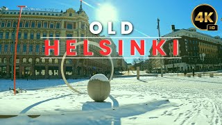 Eye-catching Old Helsinki! Finland 🇫🇮- Walking tour 4K-HDR 2023 (16 min)