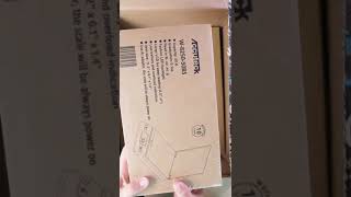 Unboxing ASMR Rollo thermal printer and sticker paper