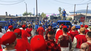 GTA 5 - Bloods Vs Crips Gang War!