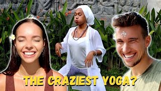 WE TRIED THE CRAZIEST YOGA IN BALI *Laughter Yoga*