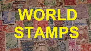 Looking at some world stamps #philately #stampcollecting  #philatelic