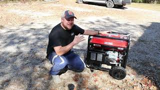 Predator 9000 Generator -  Wheel Kit Install (Harbor Freight)