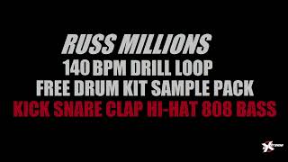 140 BPM Preset  Free UK Drill  Sequence Kick Clap Snare Hi-Hat Drum 808 Sample Pattern Russ Millions