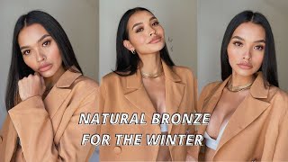 BRONZED MAKEUP FOR THE WINTER! PERFECT FOR BROWN EYES | NICOLE ELISE