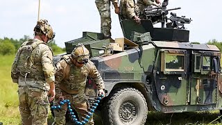 Live-Fire Training of Paratroopers at Fort Liberty