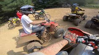 GROUP RIDE ON ATVS AT MOUNTAIN RIDGE ATV PARK PART 8