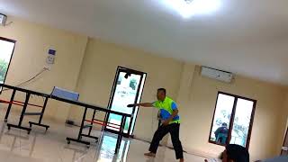 Kamera Hp nya terjatuh dri Treeport jadi gak maksimal pengambilan Video Tenis Meja nya