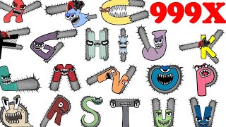 Alphabet Lore but is all a chainsaw man! (A-Z Full version) 999x Speed