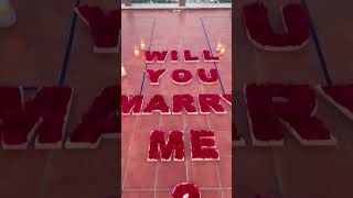 Will you marry me setup/Roses decoration for propose/ #trending #decoration #explore