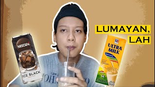 RESEP KOPI SUSU KARAMEL ENAK? NESCAFE ICE BLACK + ULTRA MILK CARAMEL