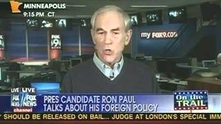 Ron Paul Burns Fox News Anchor on Foreign Policy - 2.07.2012