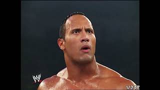 The Undertaker vs The Rock vs Kurt Angle Vengeance 2002 Highlights