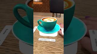 Digital Coffee Bar Menu via Augmented Reality #AR #coffee