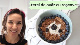 Porridge/Terci de ovăz cu ciocolată