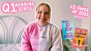 QUARTER 1 READING STATISTICS 📊 + favorite books of 2022 (so far)