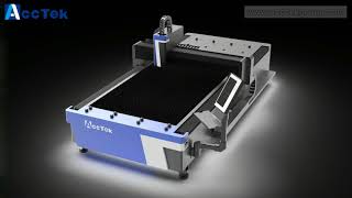 AccTek New designed fiber laser cutting machine 1530 for stainless steel carbon steel 1kw 1.5kw 2kw