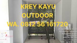 KREY TIRAI KAYU OUTDOOR BOGOR.  WA.0812 56 161720.