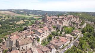 Cordes-sur-Ciel by drone 4K Mavic pro ( 3/3 )