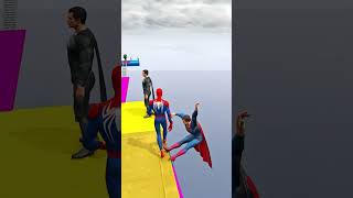 GTA 5 Epic Ragdolls - Spider Man Jumps/Fails Ep.470 #Shorts #gta5