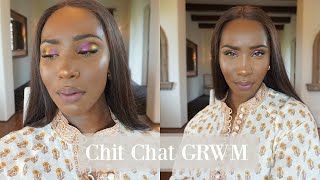 Chit Chat GRWM Full Coverage Makeup | Trying out *New Products | Jocelyn Partee