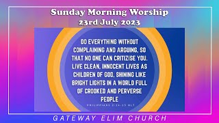 Sunday Morning Worship - 23rd July 2023