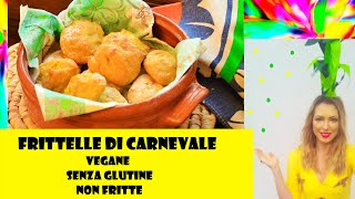 ♥A carnevale ogni frittella vale: frittelle di carnevale vegane, senza glutine e non fritte ♥