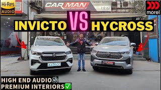 HYCROSS & INVICTO Duo MODIFIED ✨ ICE GREY Interior ✅ Morel 3 WAY Audio 🔊 360 Camera 📷| CAR MAN INDIA