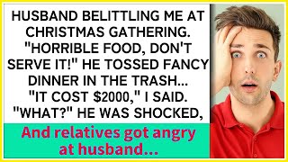 Husband's Christmas Meltdown   $2000 Dinner in the Trash Sparks Family Fury!